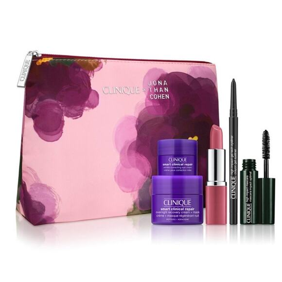 Clinique Other - Clinique x Jonathan Cohen 6Pcs Gift Set Smart Eye & Cream Mask Eyeliner Lipstick